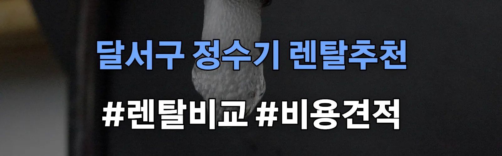 달서구 정수기 렌탈 추천 비교 견적 안내