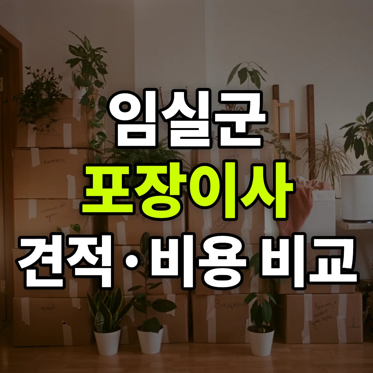 임실 포장이사 견적 비교